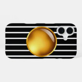 Golden Horizon Abstract Hoesje iPhone 16 Hoesje (Achterkant horizontaal)