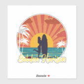 Golden Horizon Beach Sticker (Vel)