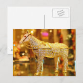 Golden Horse Briefkaart (Voorkant / Achterkant)