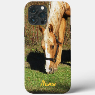 Golden Horse Closeup iPhone 13 Pro Max Hoesje