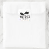 Golden Horse Dressuur & Werken Equitation Sticker (Tas)