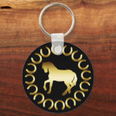 GOLDEN HORSE SLEUTELHANGER (Voorkant)