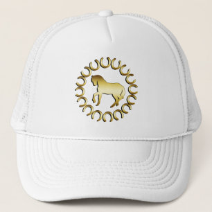 GOLDEN HORSE TRUCKER PET