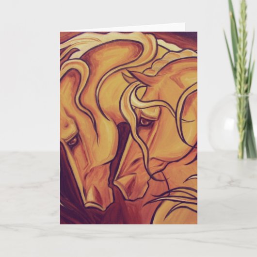Golden Horses Kaart (Voorkant)