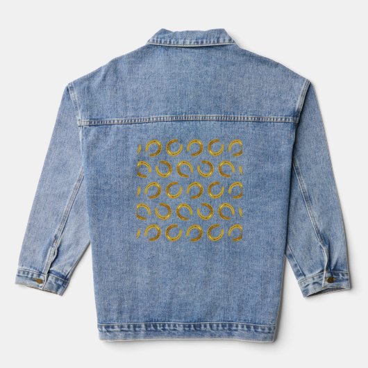 Golden horseshoe denim jacket (Achterkant)