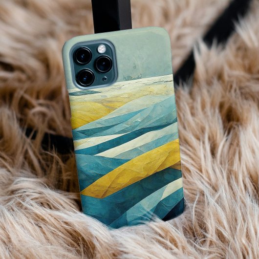 Golden Hour Abstract geometrisch patroon Case-Mate iPhone Case