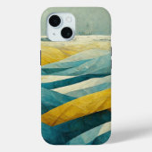 Golden Hour Abstract geometrisch patroon Case-Mate iPhone Case (Achterkant)