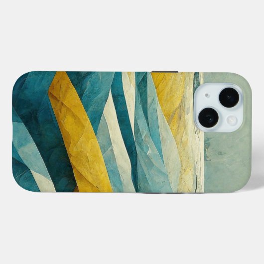 Golden Hour Abstract geometrisch patroon Case-Mate iPhone Case (Achterkant (horizontaal))