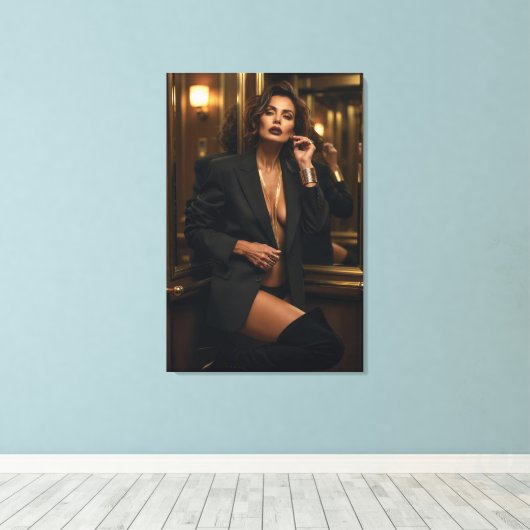 Golden Hour Authority Canvas Afdruk (Insitu (Houten vloer))