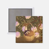 Golden Hour BlackBerry Basket Magnetische foto Magneet (Voorkant / Achterkant)