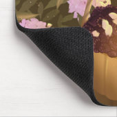 Golden Hour Blackberry Basket Mouse Pad Muismat (Hoek)