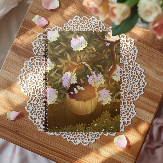 Golden Hour Blackberry Basket Notitieboek