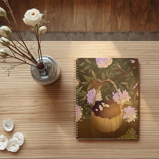 Golden Hour Blackberry Basket Planner