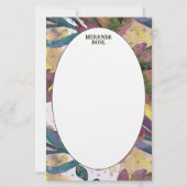 Golden Hour Blooms Note Card (Voorkant)