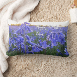 Golden Hour Bluebells - Gepersonaliseerde Moederda Kussen