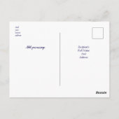 Golden Hour Bluebells - persoonlijk Briefkaart (Achterkant)