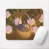 Golden Hour Blueberry Basket Mouse Pad Muismat (Met muis)