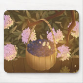 Golden Hour Blueberry Basket Mouse Pad Muismat (Voorkant)