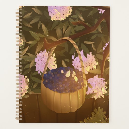 Golden Hour Blueberry Basket Planner (Voorkant)