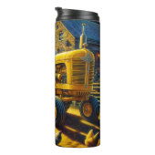 Golden Hour Boerderij Tractor Kippen Thermosbeker (Geroteerd rechts)