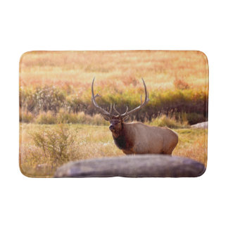 Golden Hour Bull Elk Badmat