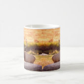 Golden Hour Bull Elk Koffiemok (Center)