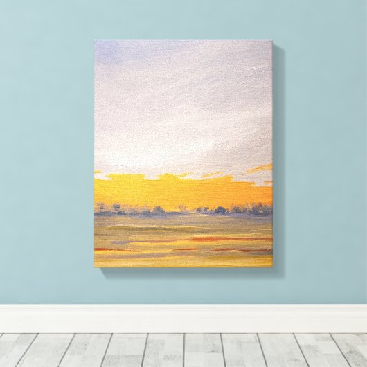 Golden Hour - Canvas (Insitu (Houten vloer))
