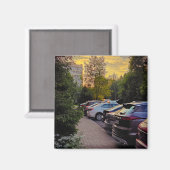 Golden Hour Cityscape Magnet –  (Voorkant / Achterkant)