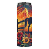 Golden Hour Cowgirl Thermosbeker (Achterkant)