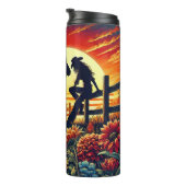 Golden Hour Cowgirl Thermosbeker (Geroteerd rechts)