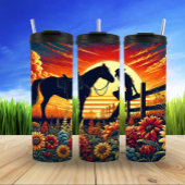 Golden Hour Cowgirl Thermosbeker