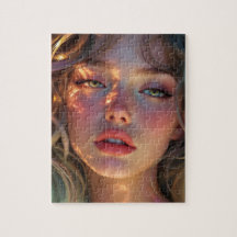 Golden Hour Dream - Stralend Engelachtig Portret