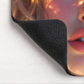 Golden Hour Dream - Stralend Engelachtig Portret Muismat (Hoek)