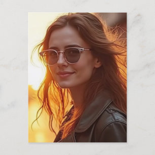 Golden Hour Elegance Briefkaart