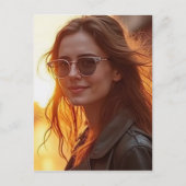 Golden Hour Elegance Briefkaart (Voorkant)