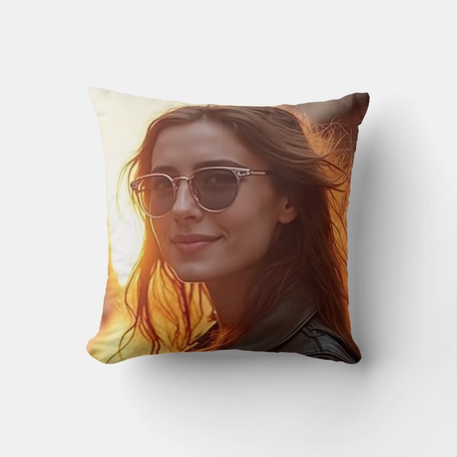 Golden Hour Elegance Kussen (Voorkant)