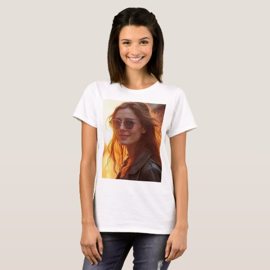 Golden Hour Elegance T-shirt (Voorkant volledig)