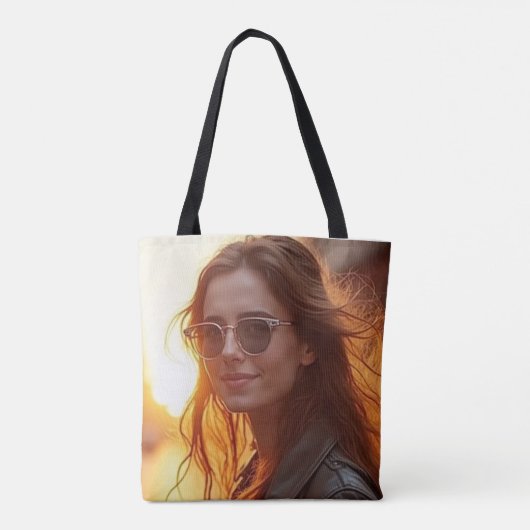 Golden Hour Elegance Tote Bag (Achterkant)