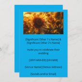 Golden Hour Enorme Bloeiende Zonnebloem (AI) Kaart (Voorkant / Achterkant)