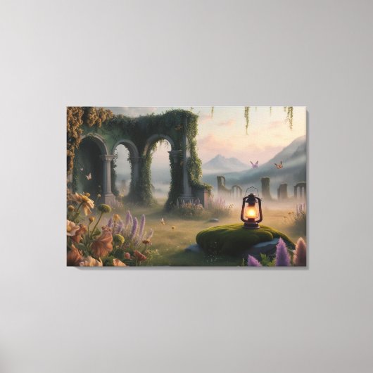 Golden Hour Forest Canvas (Voorkant)