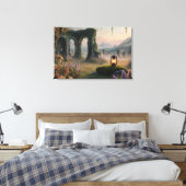 Golden Hour Forest Canvas (Insitu (Slaapkamer))