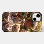 Golden Hour Garden Dog – Gezellige Geheugenscène v Case-Mate iPhone Case (Achterkant (horizontaal))