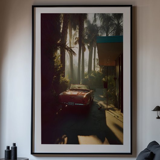 Golden Hour Getaway Een filmische ochtend in Calif Poster