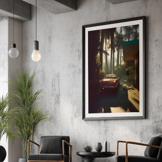 Golden Hour Getaway Een filmische ochtend in Calif Poster