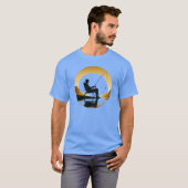 Golden Hour Gevist - Serene Lake Scene T-shirt (Voorkant volledig)