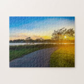 Golden Hour Glow bij Charles Park Legpuzzel (Horizontaal)