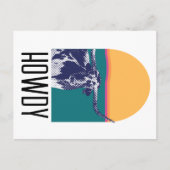 Golden Hour Longhorn Briefkaart (Voorkant)