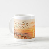 Golden Hour Mindset Script Mok (Voorkant links)