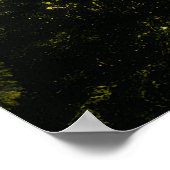 Golden Hour Misty Peaks Evergreen Forest Art Poster (Hoek)