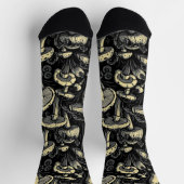 Golden Hour Mushroom Pattern Sokken (Top)